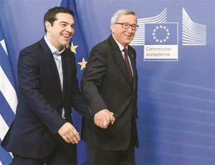 Greek leader optimistic after talks with EU debt supervisor