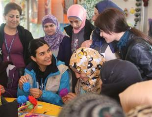 Turkish drama star visits Jordan refugee camp
