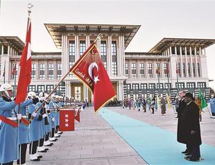 1,150 policemen stand guard at Turkeys presidential palace