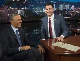 Obama banters with Kimmel, reflects on Ferguson
