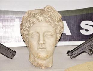 Head of god Hermes seized in Anatolia
