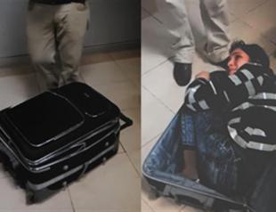Woman attempts to smuggle herself into Turkey in suitcase