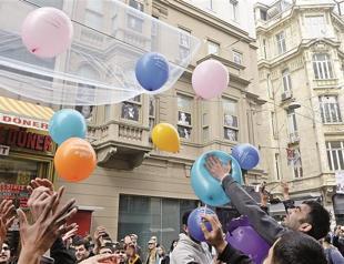 Probe launched into university students for inflating balloons, planting trees