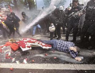 Wrap-up: Taksim ban overshadows Turkish May Day rallies