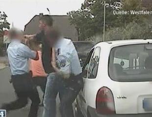 VIDEO: German police suspended for beating Turkish man