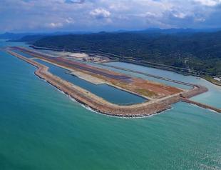 Europes first airport on artificial island opens in Black Sea