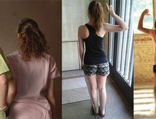 Turkish women turn their back in protest at Erdoğan