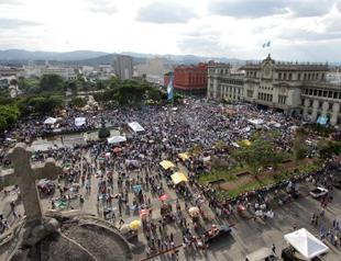 Thousands protest graft in Guatemala, raising pressure on president