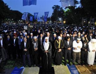 Morning prayer held before Hagia Sophia to demand re-conversion into mosque