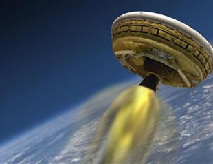 NASA flying saucer deploys partially on test
