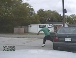 Car video sheds light on moments before US officer shot man dead