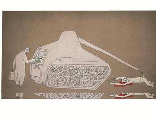 Albanian cartoonist winner of Aydın Doğan Cartoon Contest