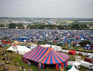 All eyes on Kanye West at Britain’s Glastonbury festival