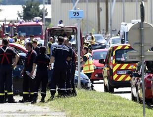 One decapitated in suspected terror attack on French factory