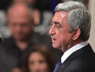 Armenian president tries to end days of protests