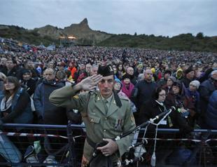 Thousands honor fallen soldiers of Gallipoli at dawn service