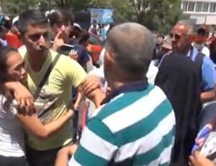 VIDEO: Pro-Uighur group in Ankara attacks Asian tourist presumed Chinese