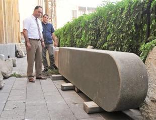 Urartian stelas at Van Museum