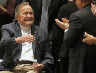 George HW Bush, 91, falls at Maine home, breaks bone in neck