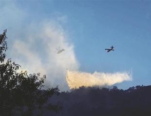 Wildfires hit forests in southern Turkey