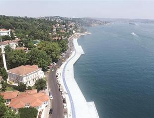 Public project narrowing Bosphorus by 8 meters opens
