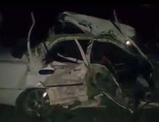 Four dead, two injured in car, train collision in Turkeys east