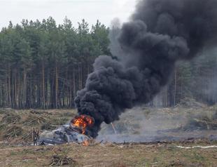 Russian airforce helicopter crashes, killing one