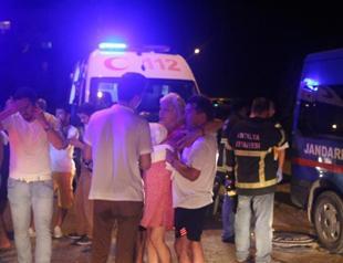 Four tourists hospitalized in hotel fire in southern Turkey