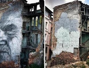 Mural portrait by renowned artist vandalized in Istanbul