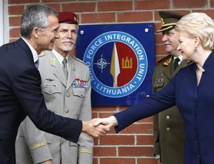 NATO opens military center in Lithuania amid Ukraine crisis
