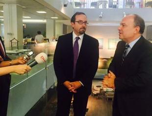 US Ambassador John Bass underlines importance of press freedom while visiting Hürriyet