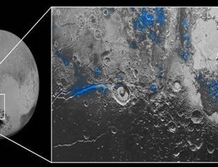 Blue skies, frozen water detected on Pluto