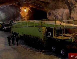 Iran broadcasts footage of underground missile base