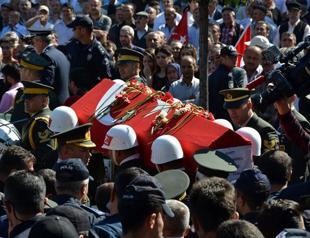 Soldier killed in PKK attack buried in central Turkey