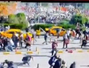 VIDEO: Security footage of Ankara twin blast released