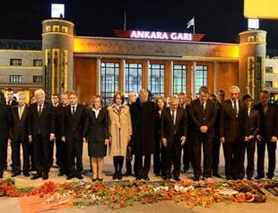 EU ambassadors pay respects to Ankara victims