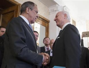 Russian FM to meet UN Syria envoy amid diplomatic push
