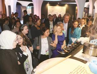 First Ladies learn how to brew Turkish coffee at G-20