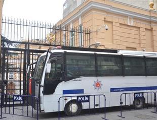 Police take security measures near Russian Consulate in Istanbul