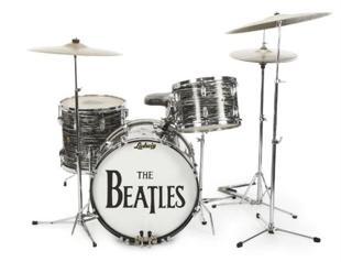 Drum kit Ringo Starr used in Beatles hits sells for $2.2M