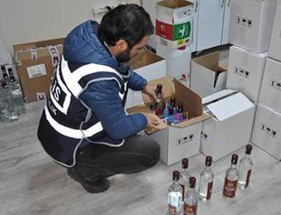 418 bottles of fake booze seized in İzmir raid