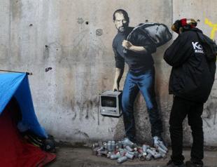 France to protect Banksy mural of Steve Jobs in Calais migrant camp