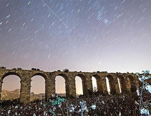 Meteor shower in Antalya skies