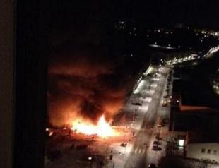 Blaze in Swedish capital injures 10