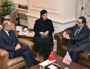 Turkish minister, US envoy talk on border security, terrorism fight