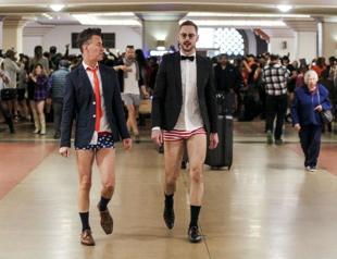 Police probe no trousers flashmob in Moscow metro