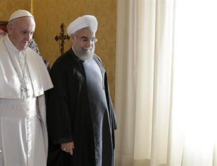 Pope urges Iran to act for peace in Middle East