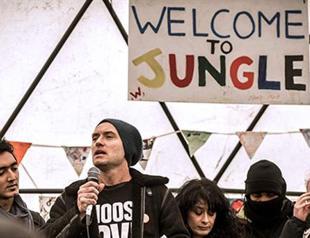 Jude Law leads celebs highlighting refugee plight in Calais Jungle
