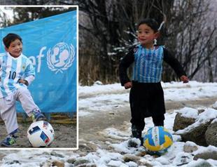 Messi sends autographed jerseys to his little Afghan fan