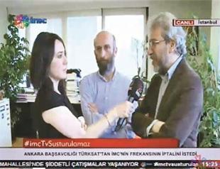 IMC TV satellite broadcast blacked out